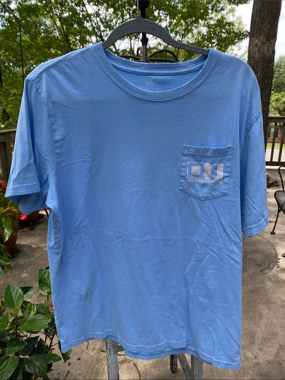 Men’s Southern Tide Light Blue Short Sleeve Graphic Tee